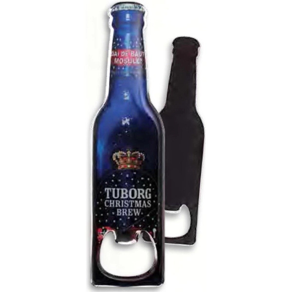 4" x 1.25" aluminum custom bottle openers with epoxy dome imprint.... from ASI 52263 EMT / EMT