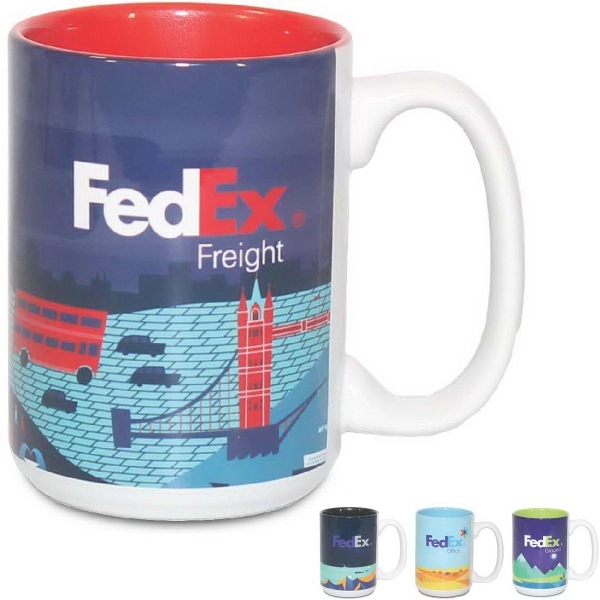 15 Oz. Two Tone Coffee Mug... from ASI 52475 Xpres LLC