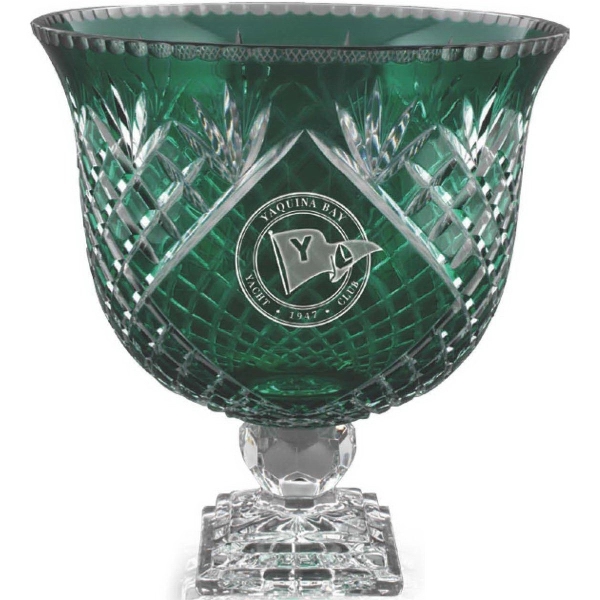 Trophy made of molten glass featuring a contrast between its colored... from ASI 71920 Moderne Glass Company Inc / Glass America®