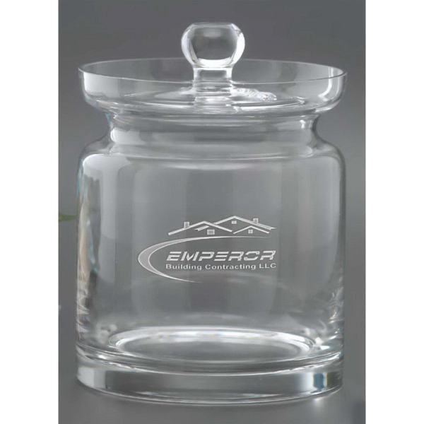 6 1/2" x 4 3/4" apothecary jar with a flared lop... from ASI 71920 Moderne Glass Company Inc / Glass America®