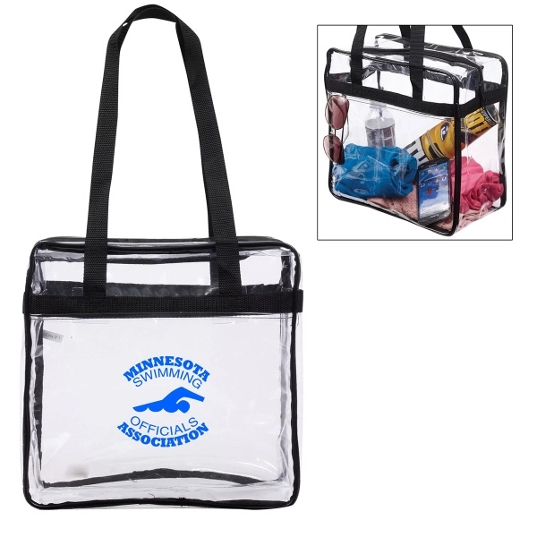 Transparent tote bag which complies with the new NFL stadium regulations... from ASI 34800 Alstar Creations / Alstar Line