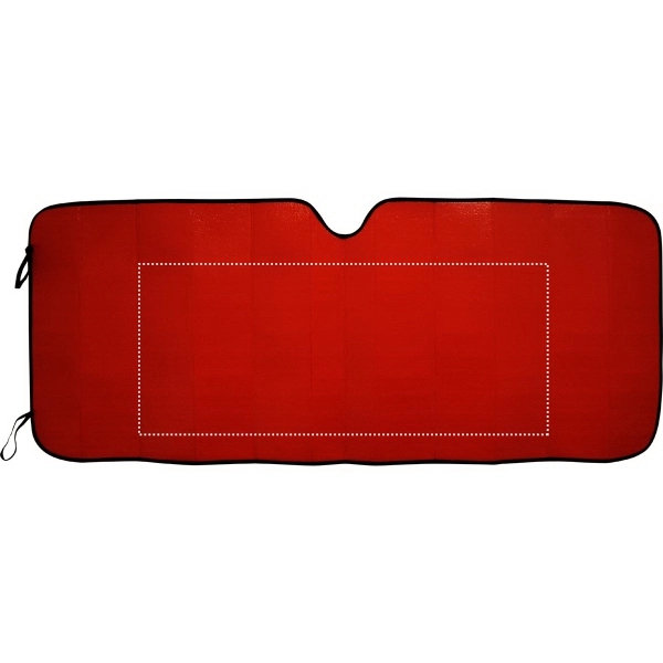 Reflective accordion fold sun shade with hi tech insulated material. Earth... from ASI 37586 Auto-Sun-shade/Intertek