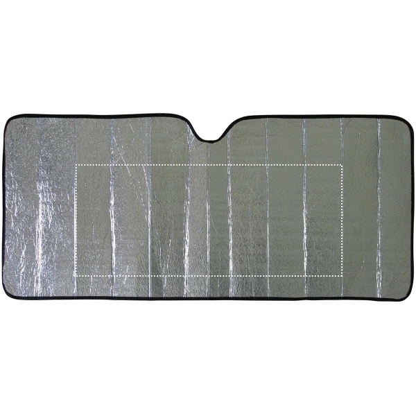 Accordion RED reflective X-large size sun shade for trucks and vans... from ASI 37586 Auto-Sun-shade/Intertek