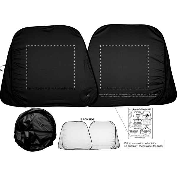 Collapsible fabric sunshade with easy fold pivot system.... from ASI 37586 Auto-Sun-shade/Intertek