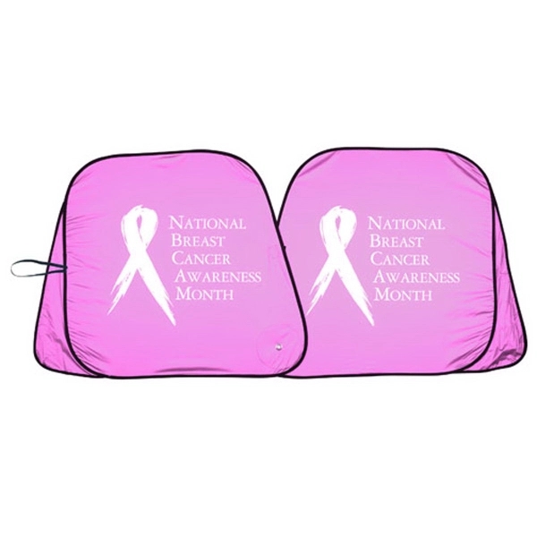 Collapsible fabric sunshade with easy fold pivot system.... from ASI 37586 Auto-Sun-shade/Intertek