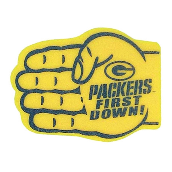 Open cell foam cheering novelty with stock outline design.... from ASI 54886 Foamworx / FoamWorx