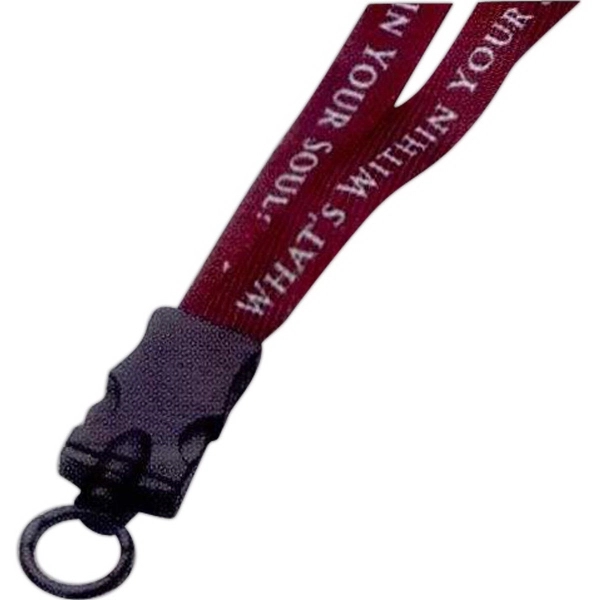 1/2" x 16" waffle weave dye sublimated lanyard with plastic snap... from ASI 88060 Snugz/USA Inc / SnugZ USA®