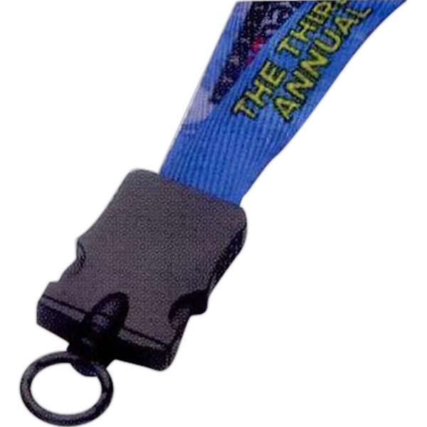 3/4" x 16" waffle weave dye-sublimated lanyard with snap-buckle release and... from ASI 88060 Snugz/USA Inc / SnugZ USA®
