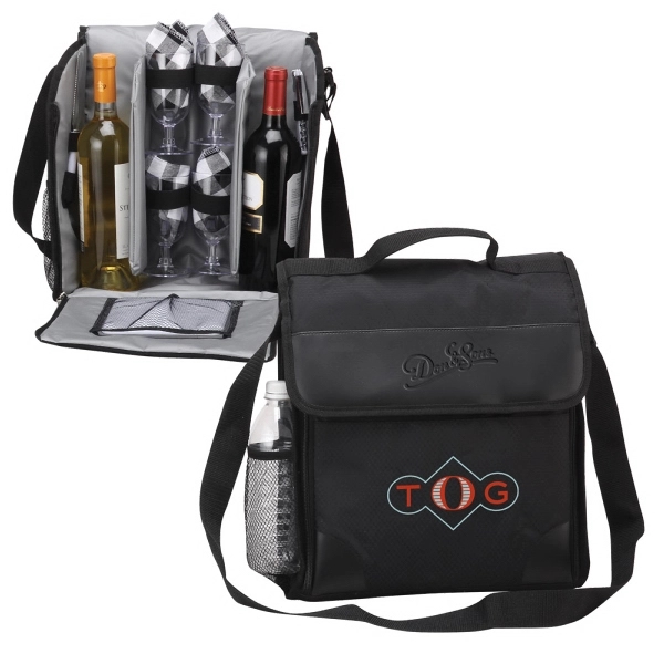 420D Jacquard mixed with 600D polyester, corkscrew, cups, and holds 3... from ASI 79384 Preferred Nation Inc / Travelwell