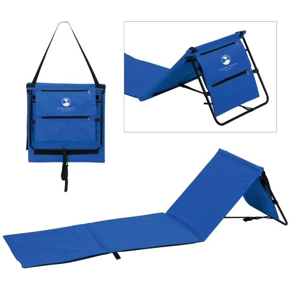 Made of 600D polyester,40" long pad with angled backrest that is... from ASI 79384 Preferred Nation Inc / Travelwell
