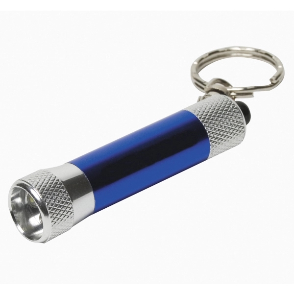 Aluminum keychain-style flashlight with 3 bright white LEDs.... from ASI 62660 Innovation Line