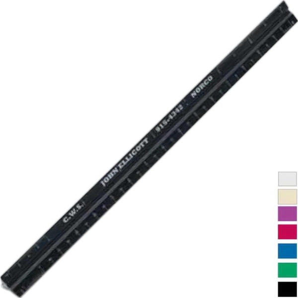 Aluminum 12" architect solid triangular scale.... from ASI 34910 Alumicolor / Alumicolor