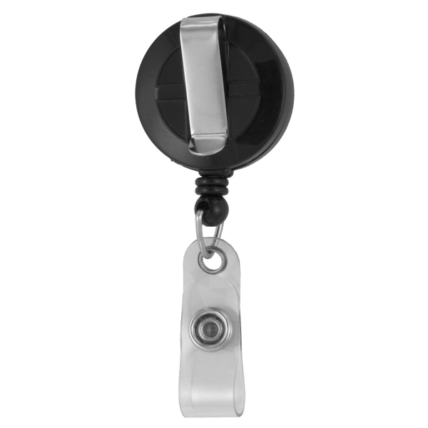Customizable badge reel with metal slip clip backing and 30" cord... from ASI 62660 Innovation Line