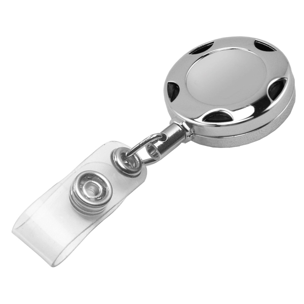 32" round, retractable badge holder with slip clip backing, made of... from ASI 62660 Innovation Line