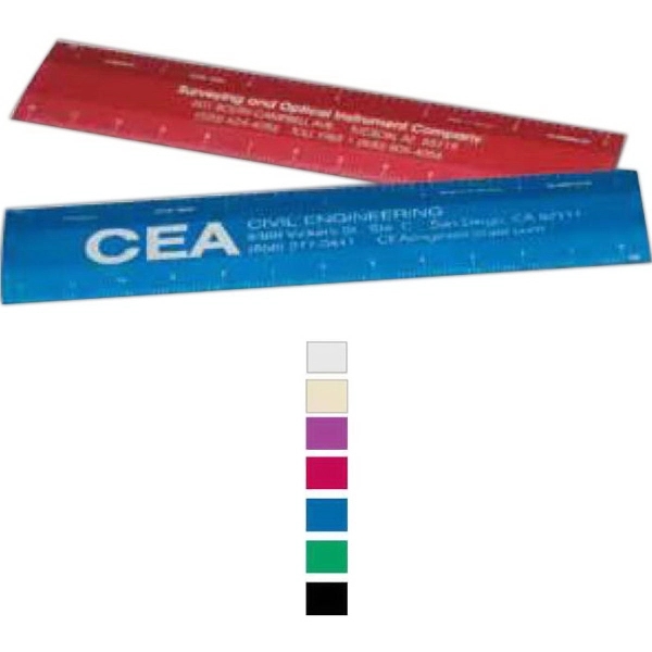 Aluminum 6" 4 bevel engineer scale.... from ASI 34910 Alumicolor / Alumicolor