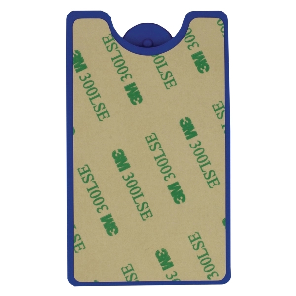 3 5/8" x 2 1/8" adhesive silicone cellphone wallet, cord wrap... from ASI 62660 Innovation Line
