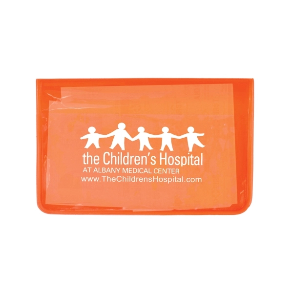 10 piece first aid kit with vinyl pouch, bandages, towelettes, hand... from ASI 62660 Innovation Line