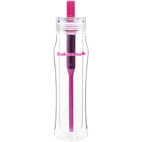 Double wall 16 oz. water bottle with threaded lid and activated... from ASI 51197 ETS Express, LLC / The Express Line