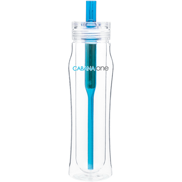 Double wall 16 oz. water bottle with threaded lid and activated... from ASI 51197 ETS Express, LLC / The Express Line