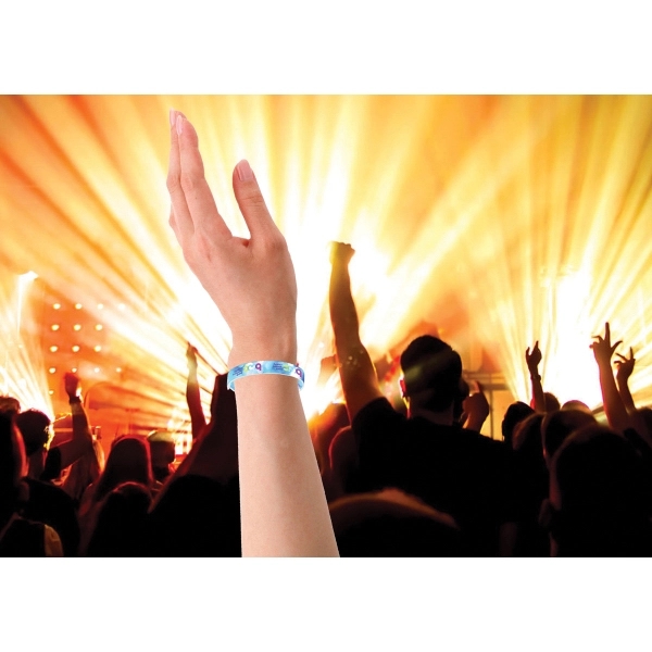 8" polyester latex stretch wristband in three sizes with dye sublimation... from ASI 62660 Innovation Line