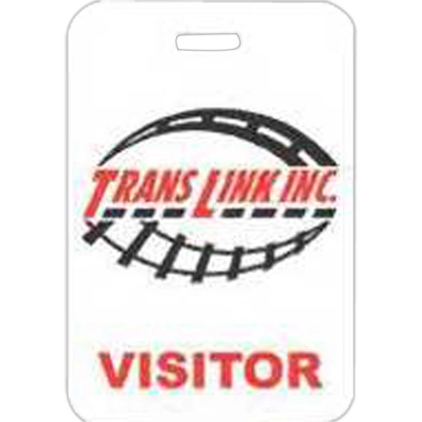 Write-on/wipe off .040" thick large screened with pin closure in assorted... from ASI 59080 Halls & Company