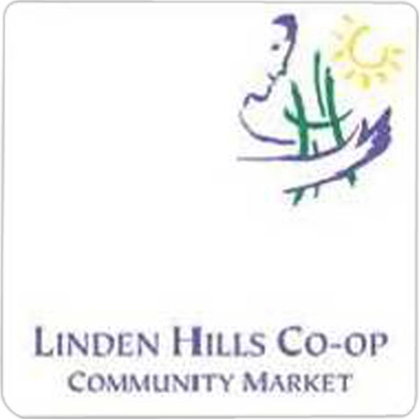 Write-on/wipe off .040" thick extra-large screened poly badge with pin closure.... from ASI 59080 Halls & Company