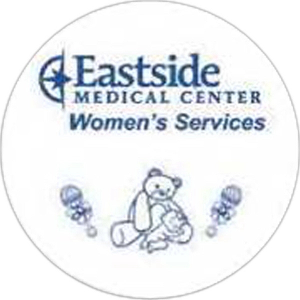 Write-on/wipe off .040" thick extra-large screened poly badge with pin closure.... from ASI 59080 Halls & Company