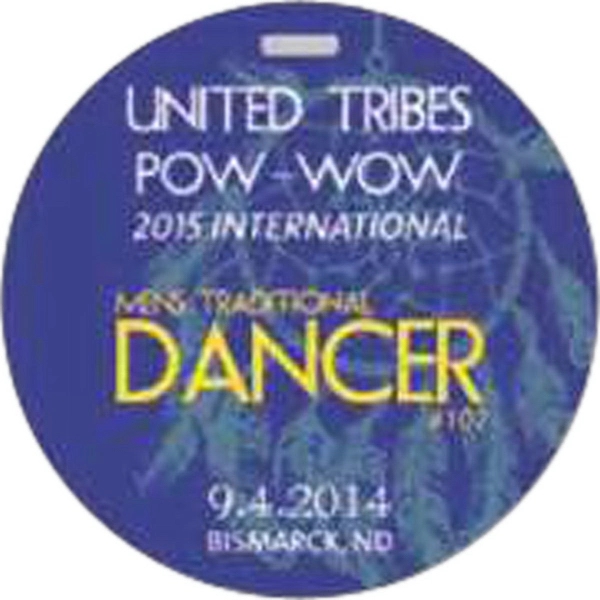 Laminated event tag with a loop strap.... from ASI 59080 Halls & Company