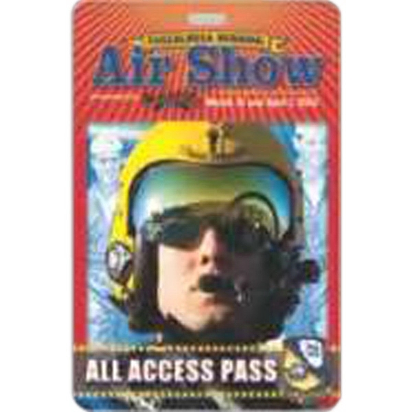 Extra large, full-color laminated event tag with a loop strap.... from ASI 59080 Halls & Company