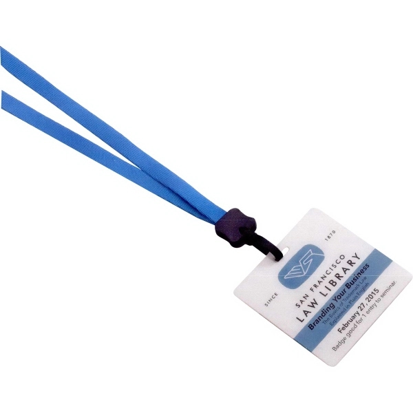 3 1/2"W x 3 1/2"H plastic identification badge.... from ASI 88060 Snugz/USA Inc / SnugZ USA®