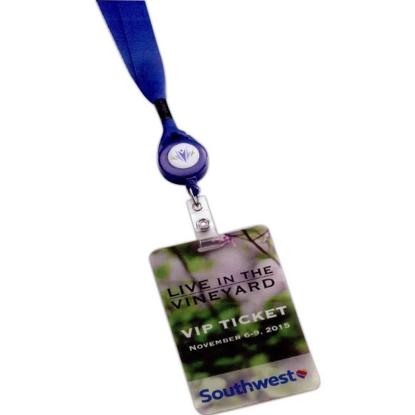 3 5/8"W x 5 1/2"H plastic identification badge.... from ASI 88060 Snugz/USA Inc / SnugZ USA®