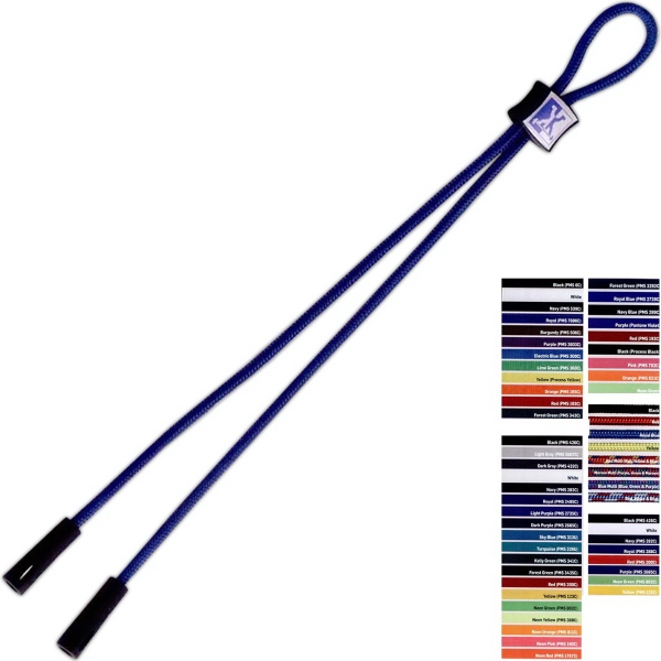 Power cord eyewear retainer with round or square slider.... from ASI 88060 Snugz/USA Inc / SnugZ USA (R)