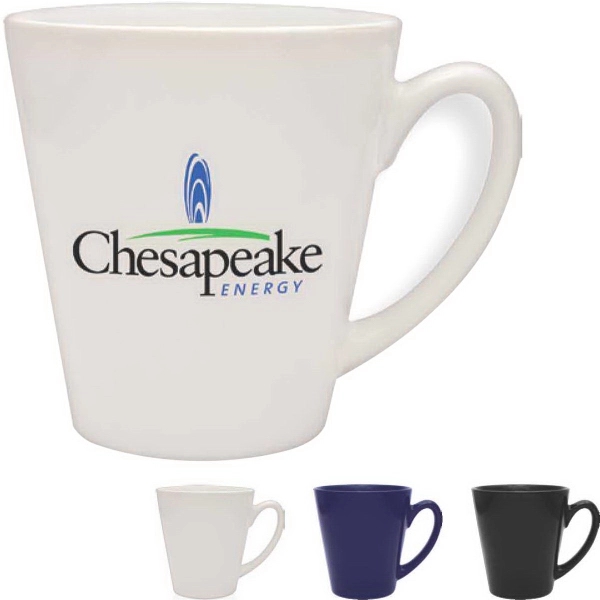 12 oz. ceramic mug with handle.... from ASI 71920 Moderne Glass Company Inc / Glass America®