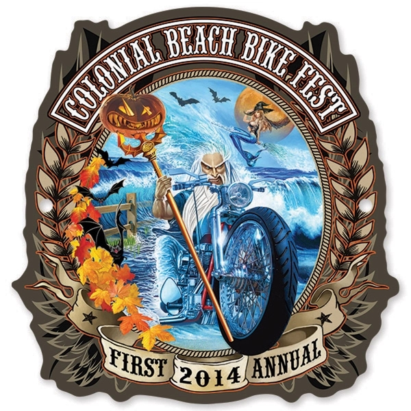 Custom shaped wood sign measuring 11" x 13" with quality graphics... from ASI 66390 LarLu