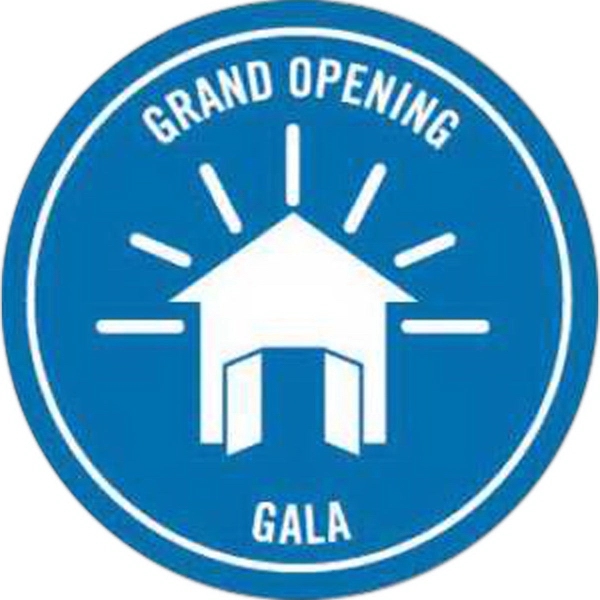 Screen-printed 1 1/4" x 1 1/4" or 3/4" x 1" polystyrene... from ASI 59080 Halls & Company