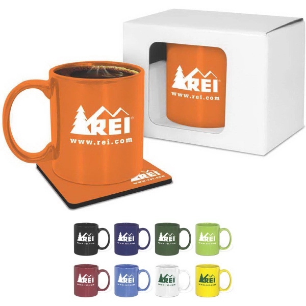 11 Oz. Mug and Coaster Gift Set... from ASI 52475 Xpres LLC