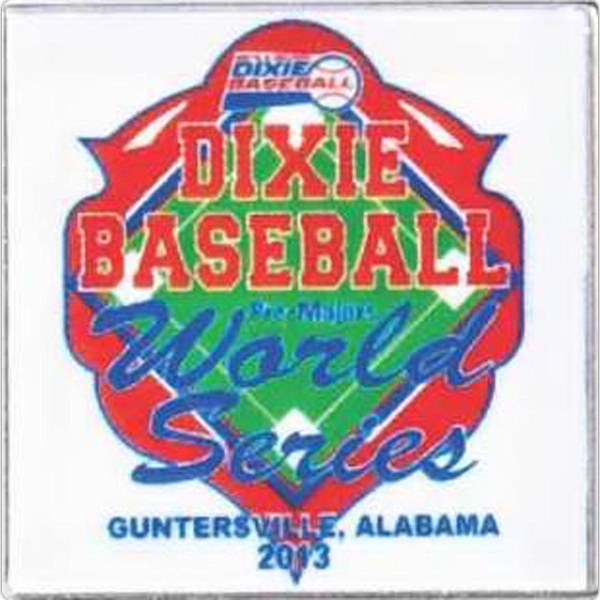 Full-color domed lapel pin that's made of steel and brass.... from ASI 59080 Halls & Company