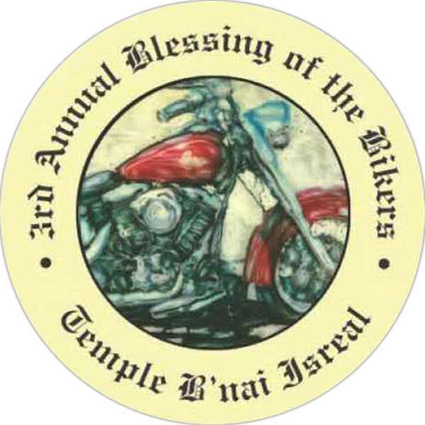 Full-color .030" thick laminated oval or star-shaped lapel pin in assorted... from ASI 59080 Halls & Company