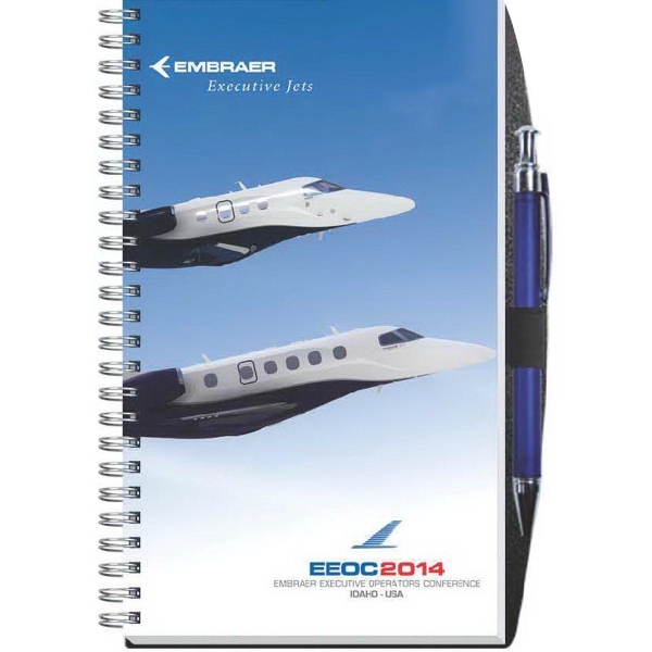 5 1/4" x 8 1/4" gloss, full color journal with heavyweight... from ASI 50873 Drum-Line / Drum-line Inc