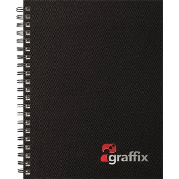 8.5" x 11" large journal with textured carbon or mesh paperboard... from ASI 91340 Journalbooks/Timeplanner Calendars