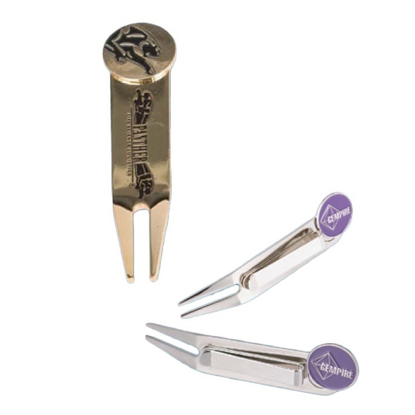 Golf Divot Tool with Hat Pocket Clip and Ball Marker... from ASI 55610 Gempire/Floral Promotions