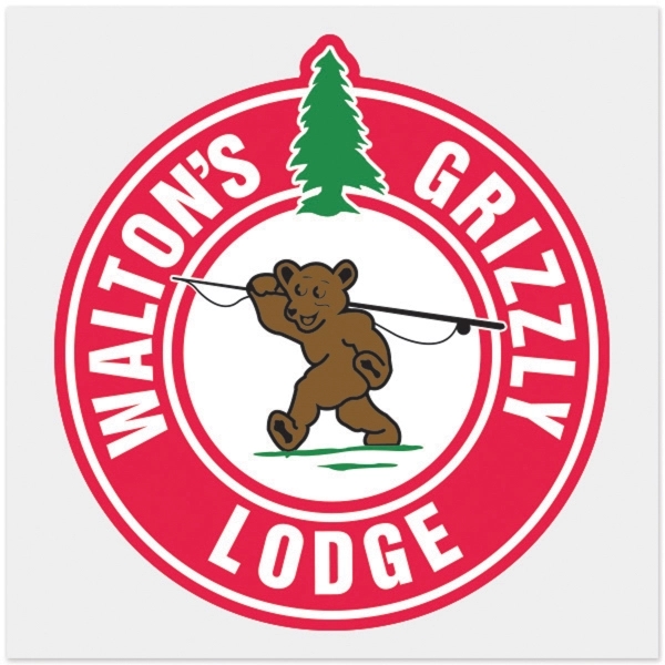 Decal made of vinyl measuring up to 16 square inches that... from ASI 66390 LarLu