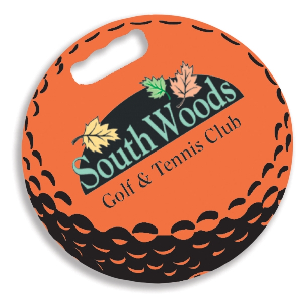 Round sport seat cushion made from closed cell foam. Made in... from ASI 72805 NEP Promotions / NEP Promotions™