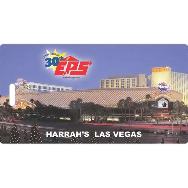 Medium-sized laminated event tag with a loop strap and an oval... from ASI 59080 Halls & Company