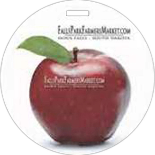 Medium-sized laminated event tag with a loop strap and an oval... from ASI 59080 Halls & Company