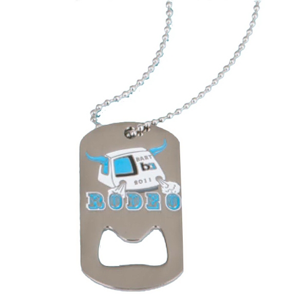 Cast Dog Tag Bottle Opener.... from ASI 55610 Gempire/Floral Promotions