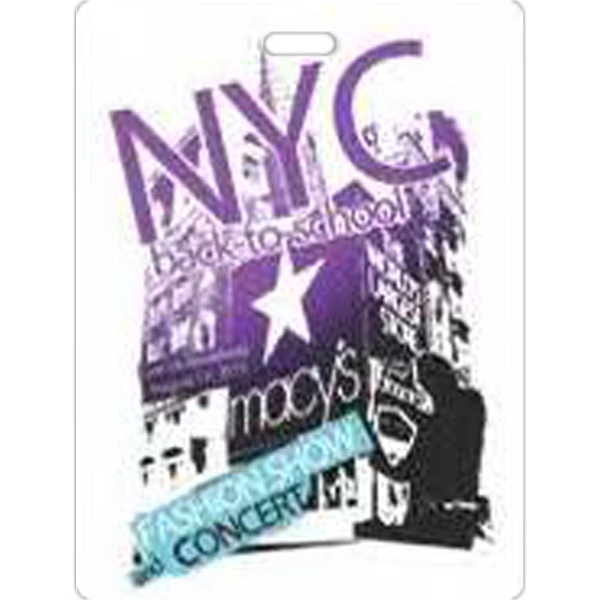 Laminated event tag with a loop strap.... from ASI 59080 Halls & Company