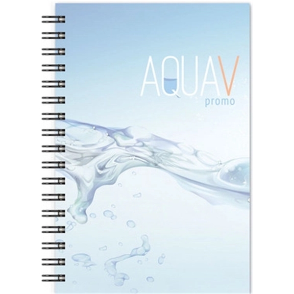 4" x 6" semi-transparent natural poly front cover jotter, full color... from ASI 91340 Journalbooks/Timeplanner Calendars