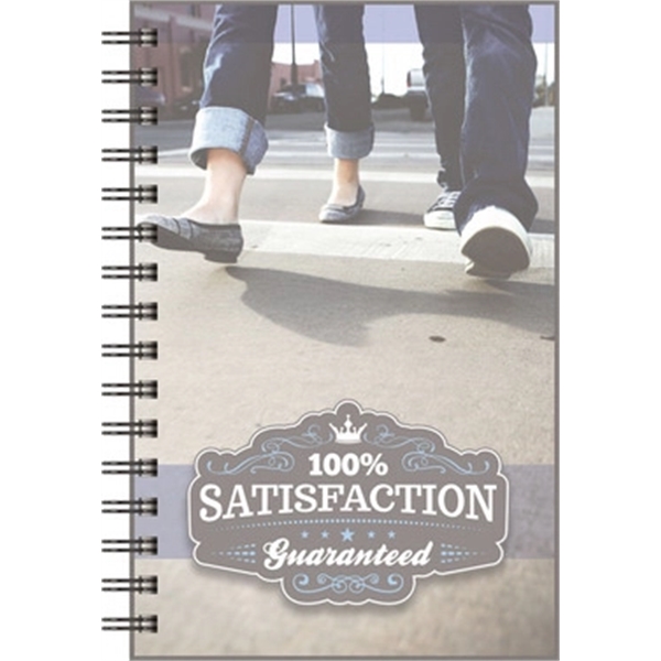 5.5" x 8.5" seminar pad with semi-transparent natural poly front cover... from ASI 91340 Journalbooks/Timeplanner Calendars