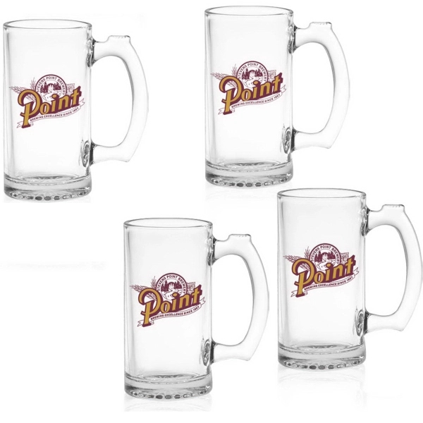 Set with a 60 oz. pitcher and four 12.5 oz. thumbprint... from ASI 71920 Moderne Glass Company Inc / Glass America®